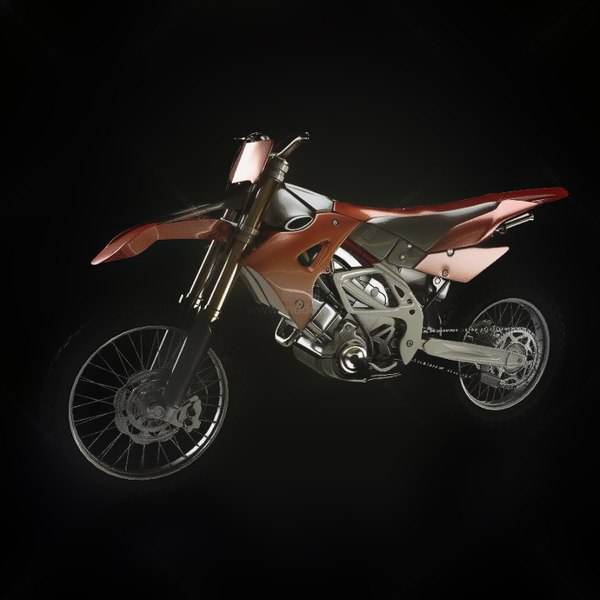 modelo 3d Motocicleta Coche de batería Motocicleta Motocicleta de época ...