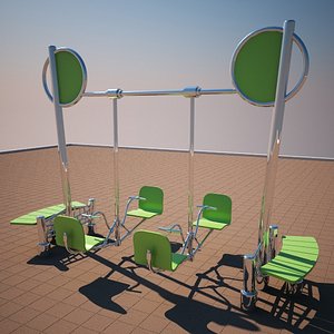 playground children 3d model