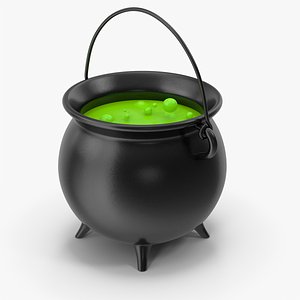 3D Witch Cauldron