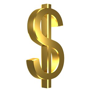 3d max dollar symbol