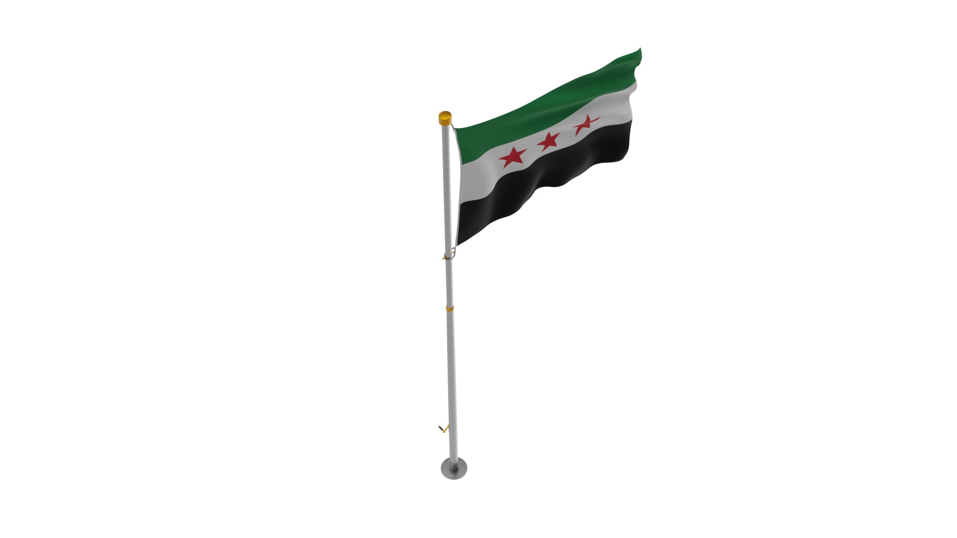 Pole Flag Syria - new flag model https://p.turbosquid.com/ts-thumb/Oz/YULIJK/mD/pfsyrianew11/png/1733674471/1920x1080/fit_q87/d534405b9a5914964c9c3b6fcc7a005ad52db8f0/pfsyrianew11.jpg