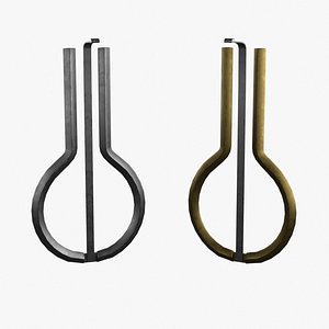 3D Jews harp model