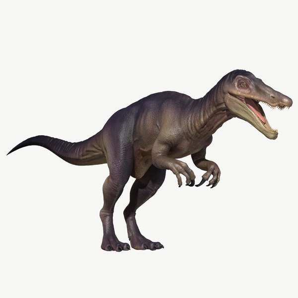 3dsmax Baryonyx Skull