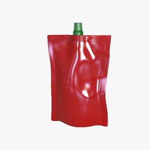 doypack packaging 3D model