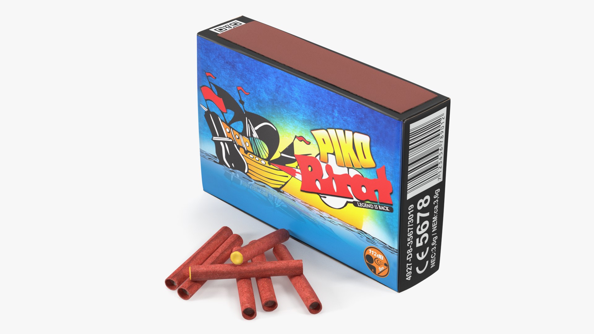 modelo 3d Petardos Piko Rocket Box TurboSquid 2202690