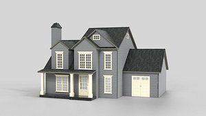 3D Neighborhood House 14T2 model