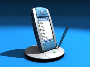 3d model sony ericsson p800
