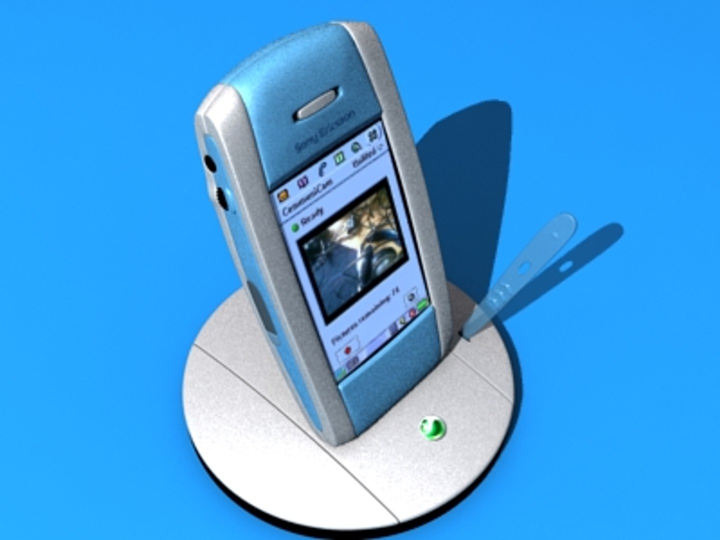 3d Model Sony Ericsson P800