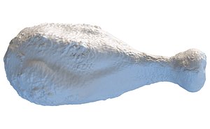 3D Fried Chicken Leg 3D print model