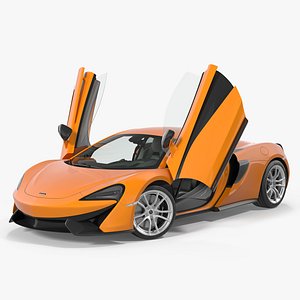 3D sport car mclaren 570s model
