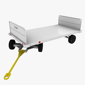 clyde 15f2900 baggage cart obj