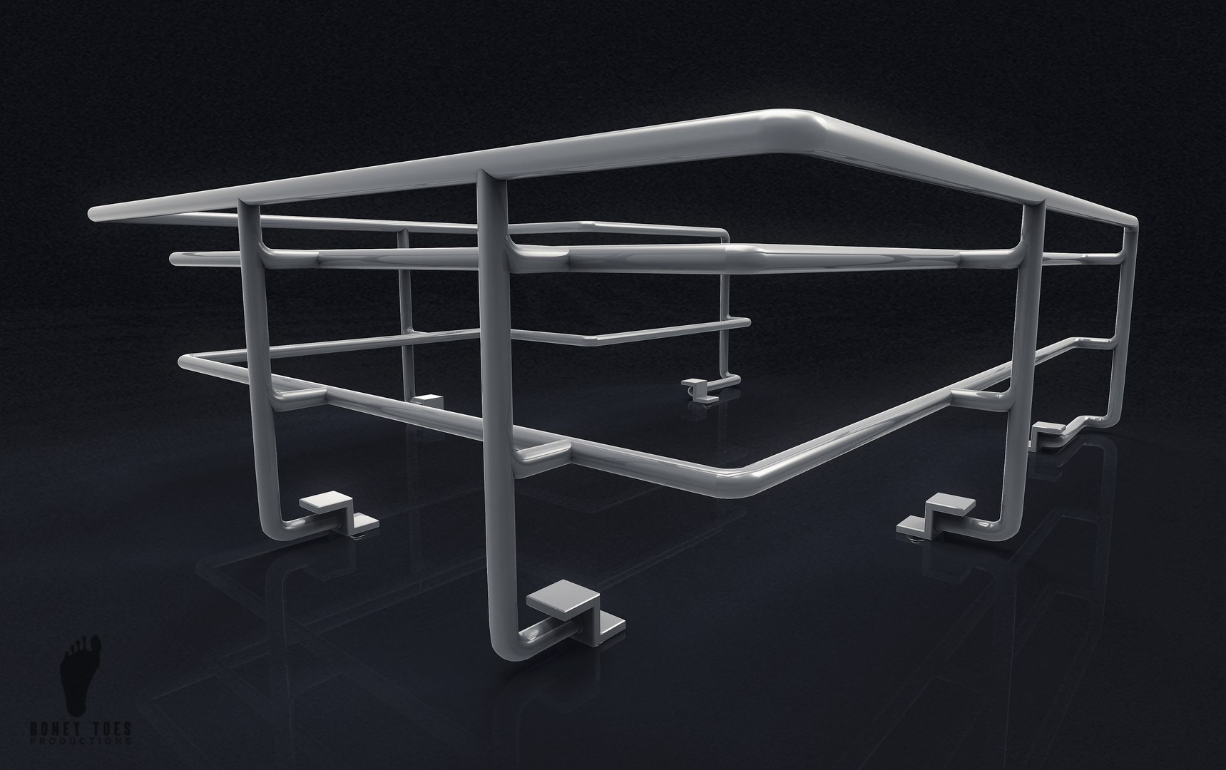Sci-fi Railing 3D Model - TurboSquid 1270048