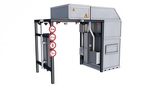 XRay Freight Scanners 3D model