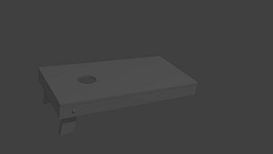 free board cornhole 3d model