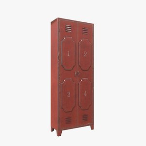 metal cabinet 3D model
