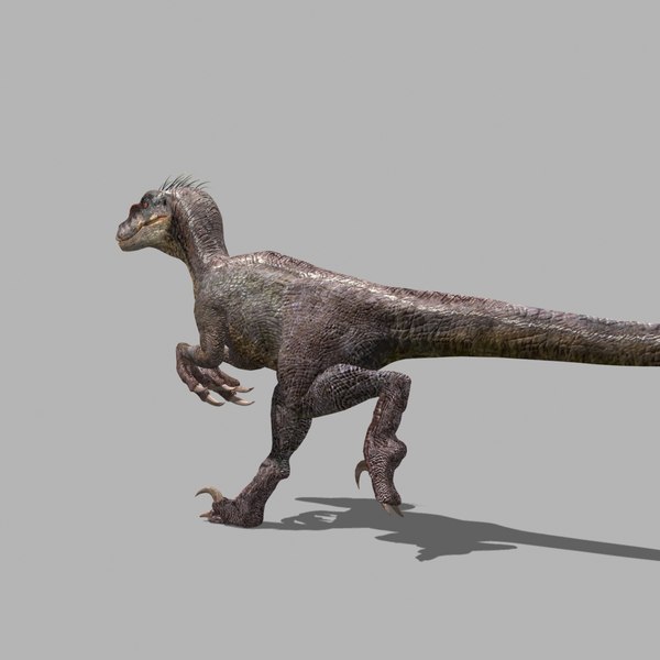 jurassic park raptor 3d model