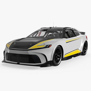 Aerodynamic Competition Racing Car Simplified