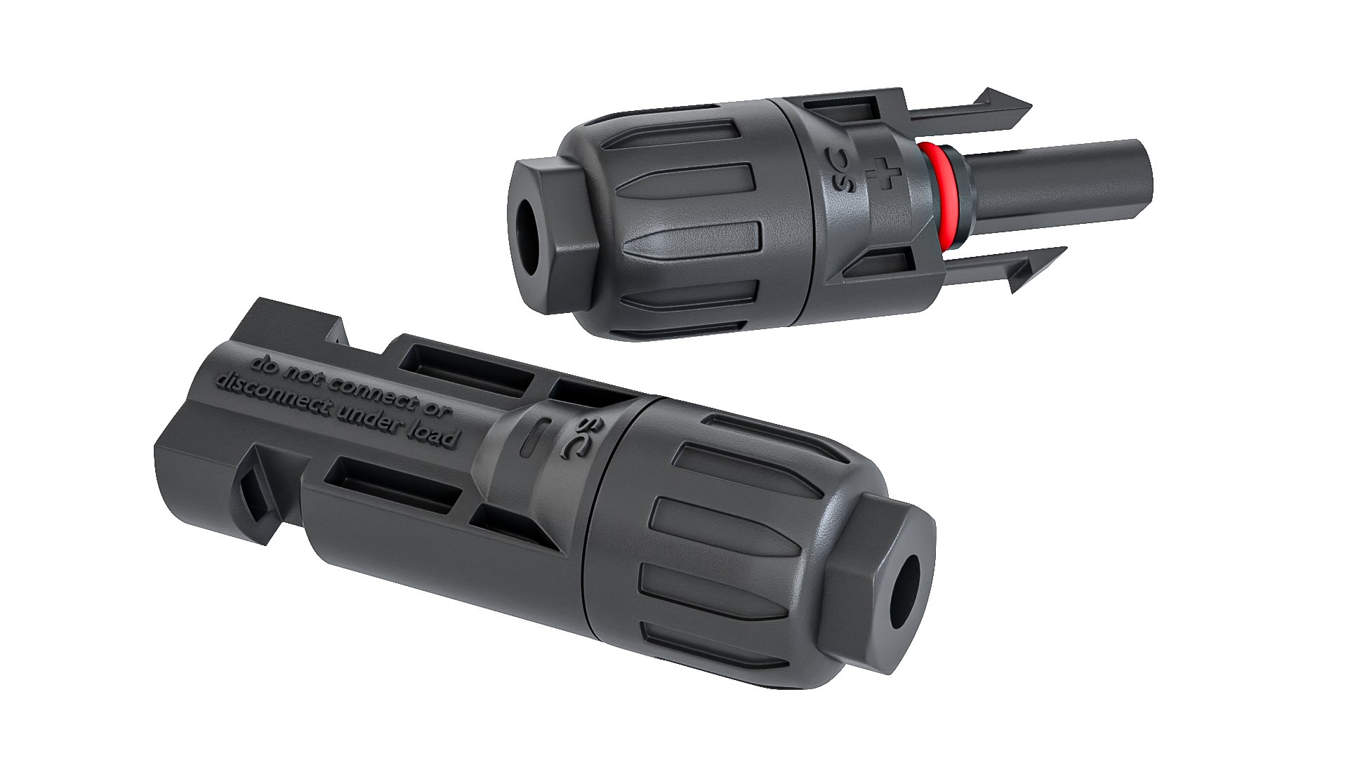 3D Model Solar Connector Plugs - TurboSquid 2348872