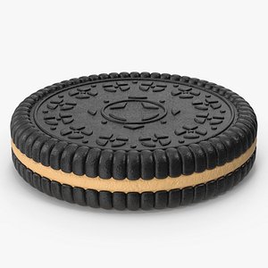 3D model Sandwich Biscuit Cookie