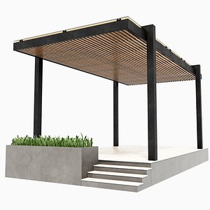 architecture gazebo pergola model