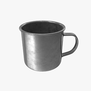 Enamel Cup 3D model