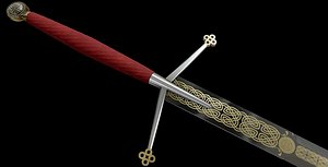 sword scottish 3D model
