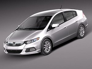 3d honda insight 2012 hybrid model
