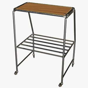 Vintage Classroom TV Rack