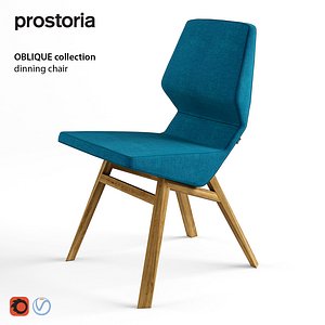 Oblique Dinning Chair by PROSTORIA