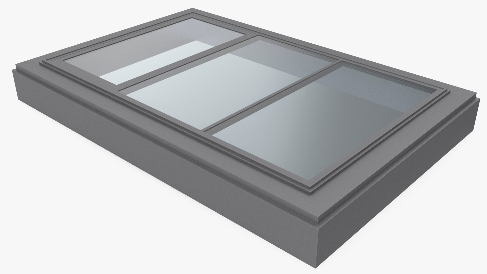 Glass Skylight for Rooftop 3D model preview