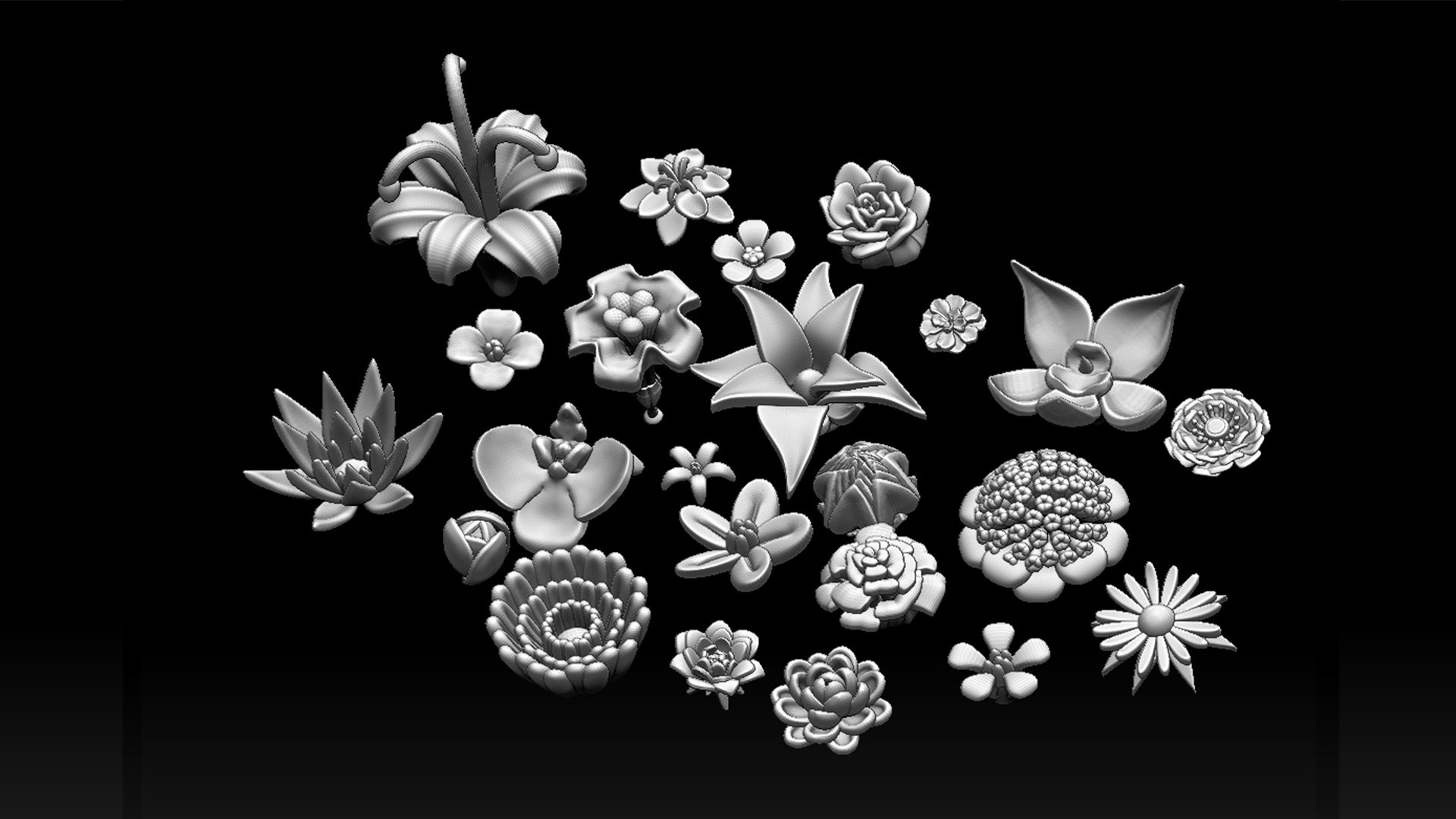 Flowers 3D Model - TurboSquid 2130983