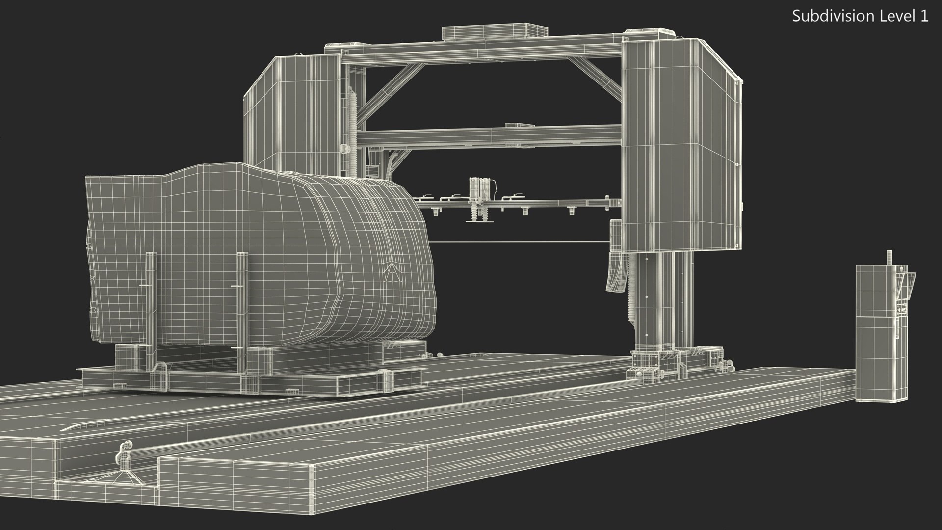 Stone Cutting Machine Rigged 3D Model - TurboSquid 2335571
