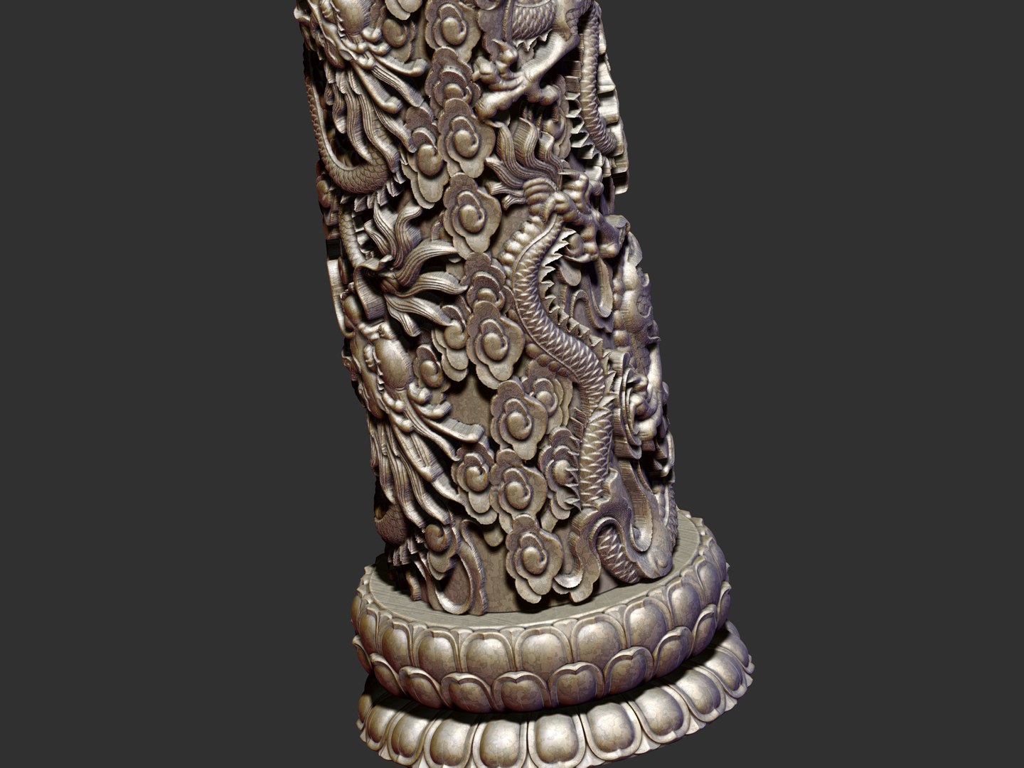 Dragons Pillar 2 Model - TurboSquid 2037857