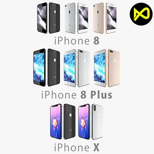 Apple iPhone X + iPhone 8 + iPhone 8 Plus All Colors