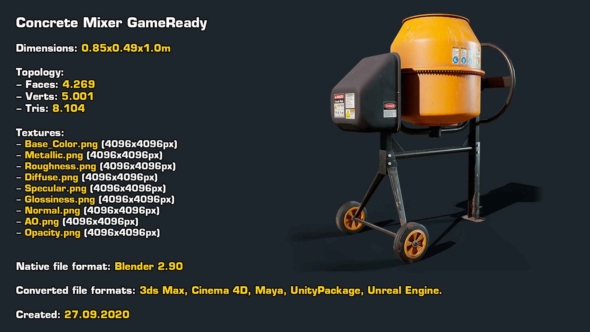3D portable concrete mixer gameready https://p.turbosquid.com/ts-thumb/P0/HW2qUP/KZzYAPPN/stats/png/1601203075/1920x1080/fit_q87/03ef9d8f44e63f746e1886751c80b70d9558877a/stats.jpg