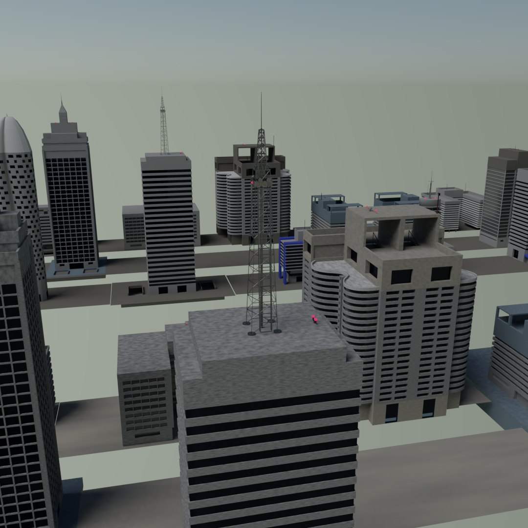 Buildings cityscapes 3D model - TurboSquid 1209999