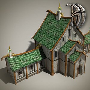 Magic Fantasy shop (low poly)