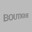 Boutuque-Zeichen mit Birne