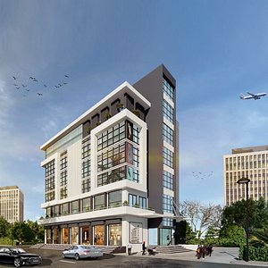 Modern building  28 3D model