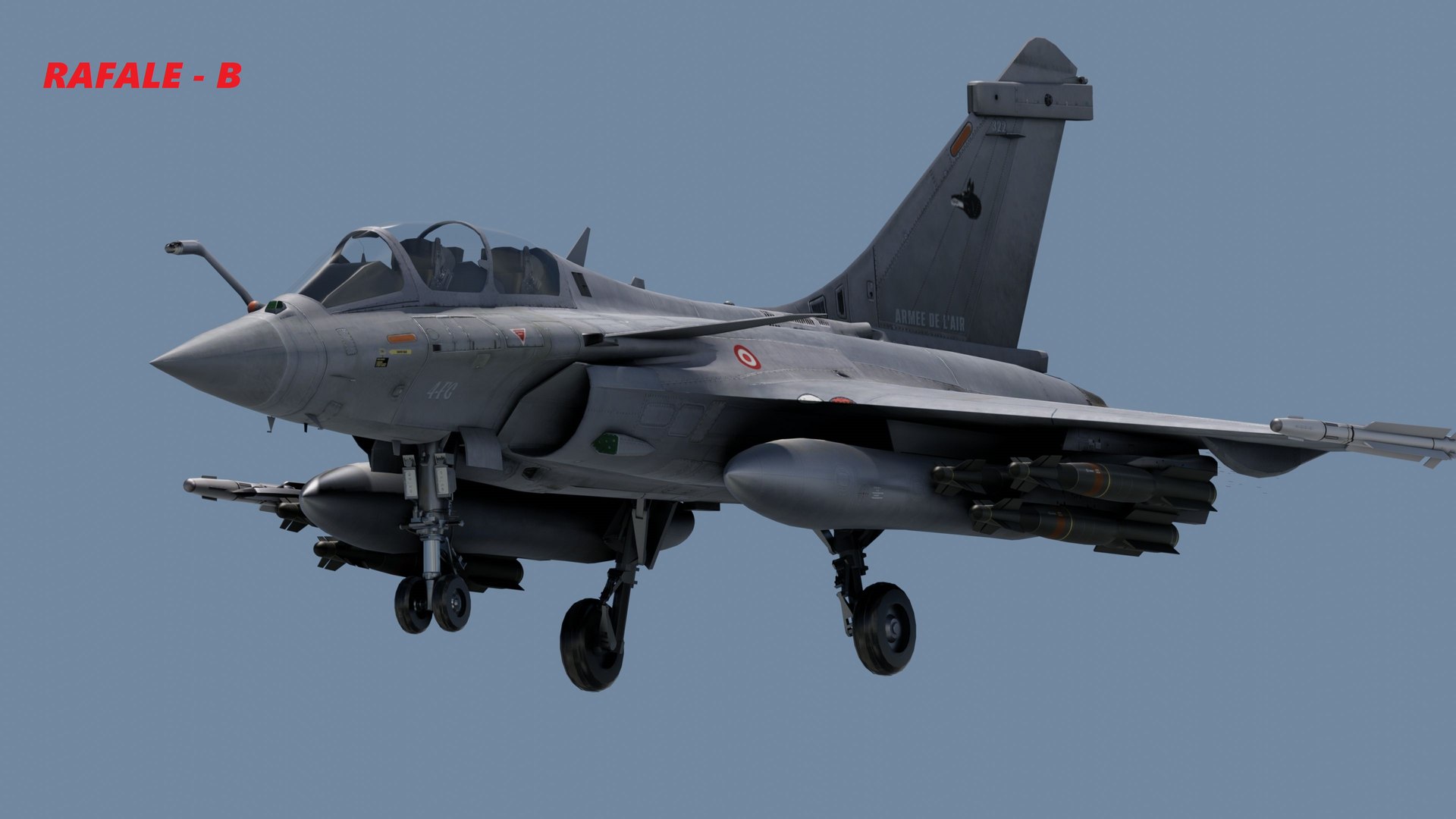 Dassault Rafale Collection Fully Textured And Rigged 3D Model ...