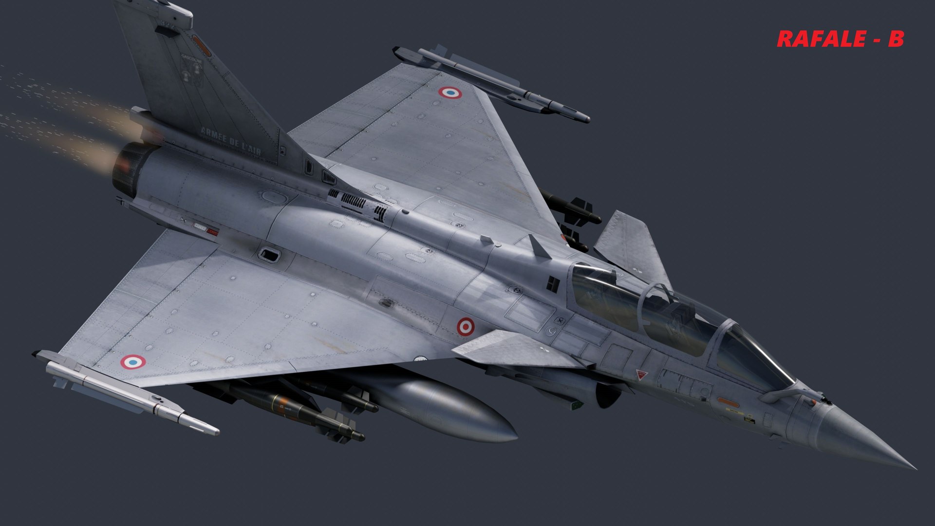 Dassault Rafale Collection Fully Textured And Rigged 3D Model ...