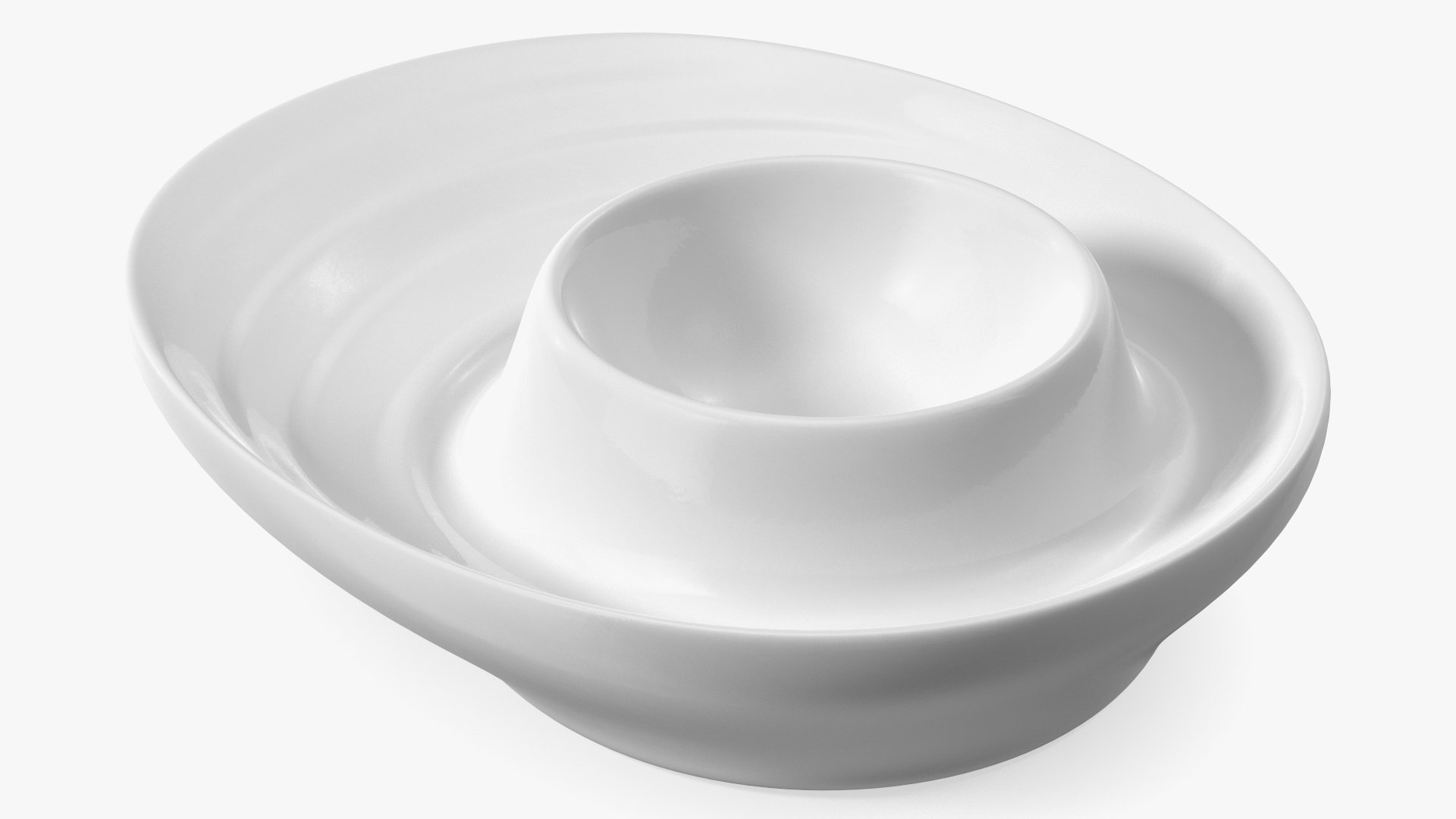 Flat Egg Cup 3D model preview