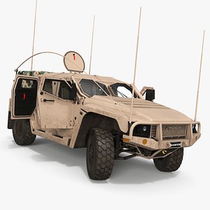 3D model Thales Hawkei Military 4x4 Vehicle Rigged