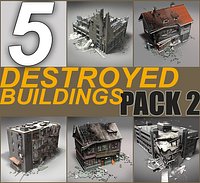 Damaged Building Collection - Pack 2 -