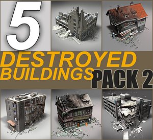 building pack 2 - 3d model