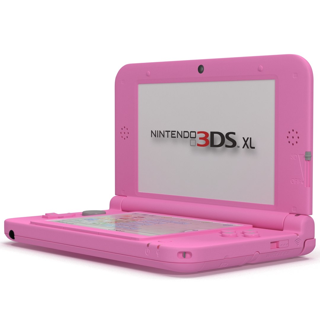 Pink O3DS XL shops