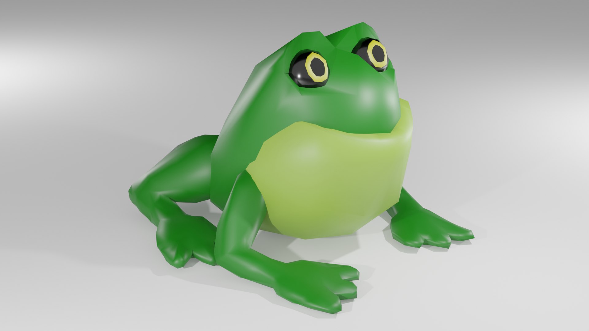 modelo 3d Frog - Low Poly - TurboSquid 2001768