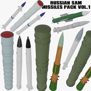 Russian SAM Missiles Pack Vol 1