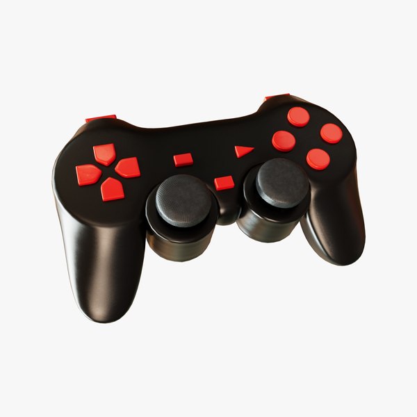 Simple stylised Gaming Controller Joypad - 3D Asset 3D