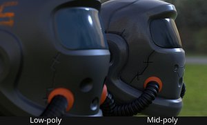 Low/Mid Poly Helmet Pack